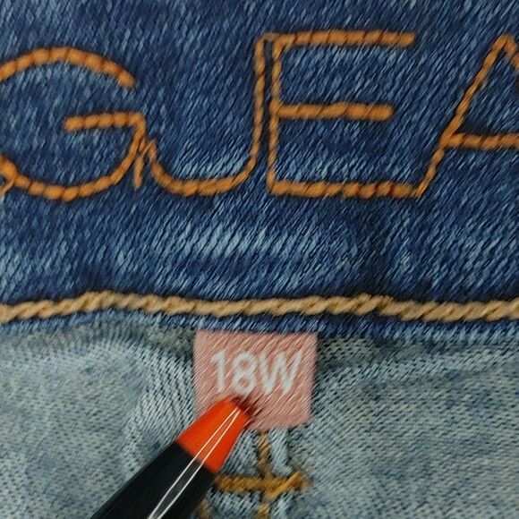 Jag Jeans Relaxed Boyfriend Plus Size 18W Stretch Blue Denim - Picture 16 of 16